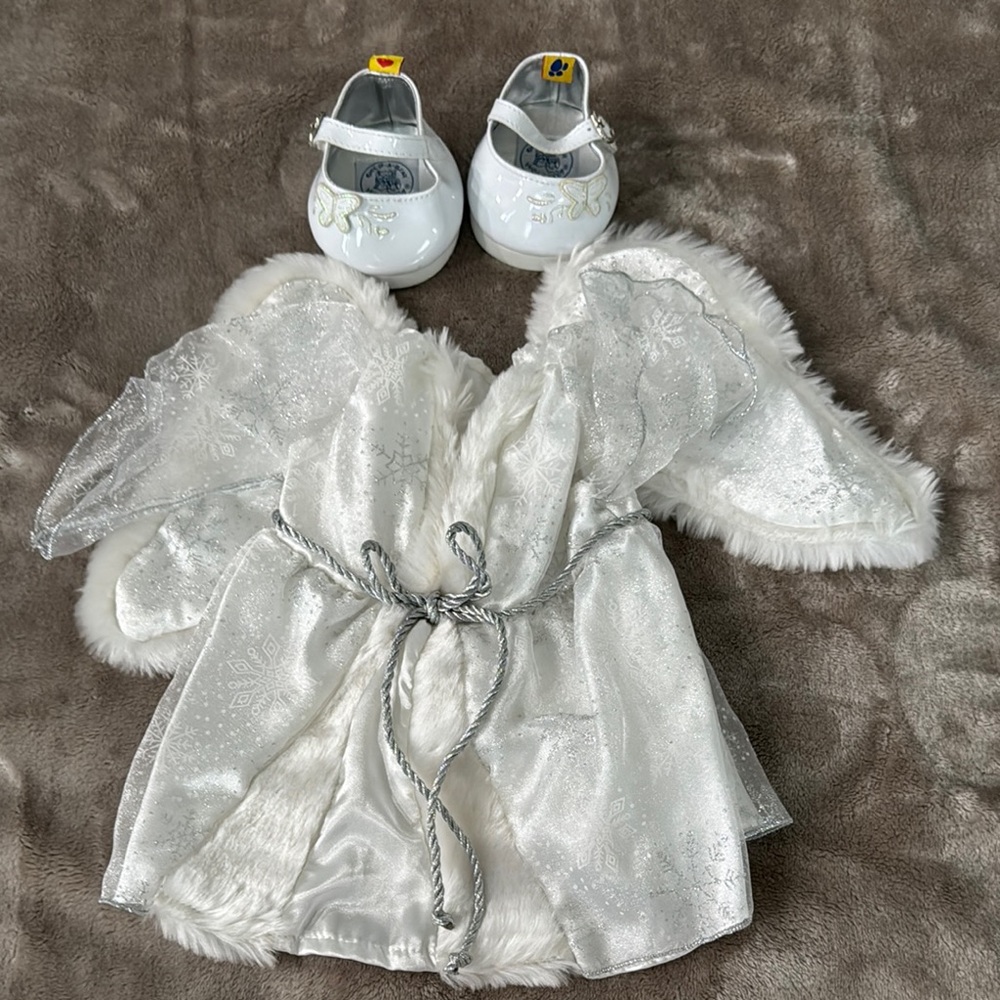 Elegant White Angel Costume for Kids